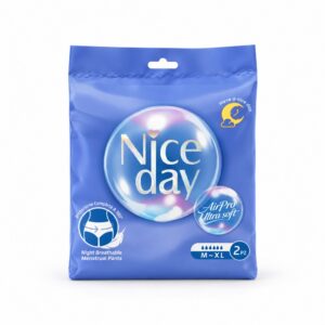 E2-5 M~XL Mutandine mestruali monouso AirPro Notte – 2 pezzi
