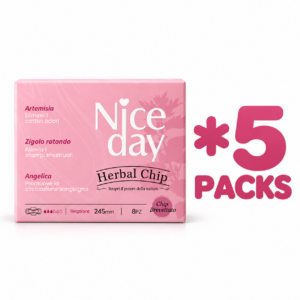 herbal 245 40 Assorbenti Regolare Herbal Chip 245 mm – Multipack 40 pz