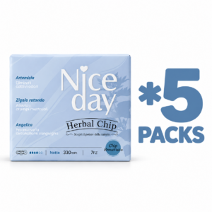 herbal 330 35 Assorbenti Notte Herbal Chip 330 mm – Multipack 35 pz